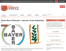 Tablet Screenshot of le-blog-finance.com